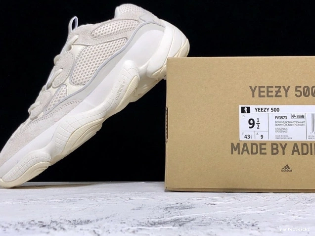 FV3573 White Yeezy 500 Adidas Bone 0729